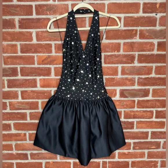 Robert David Morton | Dresses | Robertdavid Morton Vintage Black Halter  Dress | Poshmark